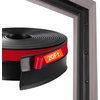 image:imageVEVOR Garage Door Seal Top and Sides Seal Strip 20 FT Universal Weather Stripping Replacement Soft and Hard Composite Weatherproofing Garage Door TPE Seals with Adhesive Backed and Screws Black20 FT