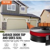 image:imageVEVOR Garage Door Seal Top and Sides Seal Strip 20 FT Universal Weather Stripping Replacement Soft and Hard Composite Weatherproofing Garage Door TPE Seals with Adhesive Backed and Screws Black20 FT