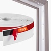 image:imageVEVOR Garage Door Seal Top and Sides Seal Strip 20 FT Universal Weather Stripping Replacement Soft and Hard Composite Weatherproofing Garage Door TPE Seals with Adhesive Backed and Screws Black34 FT