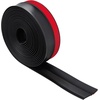 image:imageVEVOR Garage Door Seal Top and Sides Seal Strip 20 FT Universal Weather Stripping Replacement Soft and Hard Composite Weatherproofing Garage Door TPE Seals with Adhesive Backed and Screws Black20 FT