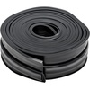 image:imageVEVOR Garage Door Seals Bottom Rubber U Shape O Ring Garage Door Weather Stripping Universal Weatherproof Threshold Buffering Sealing Rubber 516 inch TEnds and 3 34 inch Width 20 Ft Black20 Ft