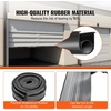 image:imageVEVOR Garage Door Seals Bottom Rubber U Shape O Ring Garage Door Weather Stripping Universal Weatherproof Threshold Buffering Sealing Rubber 516 inch TEnds and 3 34 inch Width 20 Ft Black16 Ft