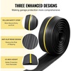 image:imageVEVOR Garage Door Threshold and Bottom Seals Kit 10 FT U ShapeO Ring Universal Garage Door Bottom Seal Weatherstrip PVC Combine with Weatherproof Garage Threshold Seal Strip with Adhesive Black10 Ft