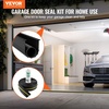 image:imageVEVOR Garage Door Threshold and Bottom Seals Kit 10 FT U ShapeO Ring Universal Garage Door Bottom Seal Weatherstrip PVC Combine with Weatherproof Garage Threshold Seal Strip with Adhesive Black20 Ft
