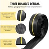 image:imageVEVOR Garage Door Threshold and Bottom Seals Kit 10 FT U ShapeO Ring Universal Garage Door Bottom Seal Weatherstrip PVC Combine with Weatherproof Garage Threshold Seal Strip with Adhesive Black12 Ft