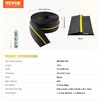 image:imageVEVOR Garage Door Threshold and Bottom Seals Kit 10 FT U ShapeO Ring Universal Garage Door Bottom Seal Weatherstrip PVC Combine with Weatherproof Garage Threshold Seal Strip with Adhesive Black12 Ft