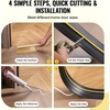 image:imageVEVOR Garage Door Threshold and Bottom Seals Kit 10 FT U ShapeO Ring Universal Garage Door Bottom Seal Weatherstrip PVC Combine with Weatherproof Garage Threshold Seal Strip with Adhesive Black10 Ft