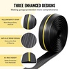 image:imageVEVOR Garage Door Threshold and Bottom Seals Kit 10 FT U ShapeO Ring Universal Garage Door Bottom Seal Weatherstrip PVC Combine with Weatherproof Garage Threshold Seal Strip with Adhesive Black165 Feet