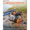 image:imageVEVOR Gas Powered Water Pump 2 in 142 GPM 7HP Semi Trash Water Transfer Pump Portable Gasoline Engine with 25 ft Discharge Hose Heavy Duty Frame Cast Iron Impeller for Irrigation Ponds Pools2in 60 HP 128GPM