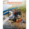 image:imageVEVOR Gas Powered Water Pump 2 in 142 GPM 7HP Semi Trash Water Transfer Pump Portable Gasoline Engine with 25 ft Discharge Hose Heavy Duty Frame Cast Iron Impeller for Irrigation Ponds Pools4in 83 HP 422GPM