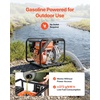 image:imageVEVOR Gas Powered Water Pump 2 in 142 GPM 7HP Semi Trash Water Transfer Pump Portable Gasoline Engine with 25 ft Discharge Hose Heavy Duty Frame Cast Iron Impeller for Irrigation Ponds Pools2in 60 HP 128GPM