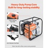 image:imageVEVOR Gas Powered Water Pump 2 in 142 GPM 7HP Semi Trash Water Transfer Pump Portable Gasoline Engine with 25 ft Discharge Hose Heavy Duty Frame Cast Iron Impeller for Irrigation Ponds Pools4in 83 HP 422GPM