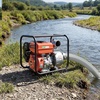 image:imageVEVOR Gas Powered Water Pump 2 in 142 GPM 7HP Semi Trash Water Transfer Pump Portable Gasoline Engine with 25 ft Discharge Hose Heavy Duty Frame Cast Iron Impeller for Irrigation Ponds Pools4in 83 HP 422GPM