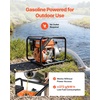 image:imageVEVOR Gas Powered Water Pump 2 in 142 GPM 7HP Semi Trash Water Transfer Pump Portable Gasoline Engine with 25 ft Discharge Hose Heavy Duty Frame Cast Iron Impeller for Irrigation Ponds Pools2in 70 HP 132 GPM