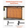 image:imageVEVOR Gate Building Kit Fits 60 to 96 in Wide Openings Up from 6 to 7 ft High Fence Adjustable Gate Building Kit Anti Sag Full Gate Frame Kit with Latch Lock Screw for Wooden Fence Iron Black3660 wide openings  67 high