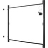 image:imageVEVOR Gate Building Kit Fits 60 to 96 in Wide Openings Up from 6 to 7 ft High Fence Adjustable Gate Building Kit Anti Sag Full Gate Frame Kit with Latch Lock Screw for Wooden Fence Iron Black4072 wide openings  45 high