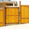 image:imageVEVOR Gate Building Kit Fits 60 to 96 in Wide Openings Up from 6 to 7 ft High Fence Adjustable Gate Building Kit Anti Sag Full Gate Frame Kit with Latch Lock Screw for Wooden Fence Iron Black6096 wide openings  67 high