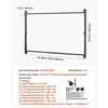 image:imageVEVOR Gate Building Kit Fits 60 to 96 in Wide Openings Up from 6 to 7 ft High Fence Adjustable Gate Building Kit Anti Sag Full Gate Frame Kit with Latch Lock Screw for Wooden Fence Iron Black6096 wide openings  45 high