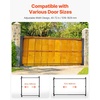 image:imageVEVOR Gate Building Kit Fits 60 to 96 in Wide Openings Up from 6 to 7 ft High Fence Adjustable Gate Building Kit Anti Sag Full Gate Frame Kit with Latch Lock Screw for Wooden Fence Iron Black4072 wide openings  45 high
