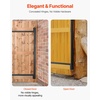 image:imageVEVOR Gate Building Kit Fits 60 to 96 in Wide Openings Up from 6 to 7 ft High Fence Adjustable Gate Building Kit Anti Sag Full Gate Frame Kit with Latch Lock Screw for Wooden Fence Iron Black6096 wide openings  45 high