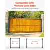 image:imageVEVOR Gate Building Kit Fits 60 to 96 in Wide Openings Up from 6 to 7 ft High Fence Adjustable Gate Building Kit Anti Sag Full Gate Frame Kit with Latch Lock Screw for Wooden Fence Iron Black6096 wide openings  67 high