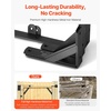 image:imageVEVOR Gate Corner Brace Bracket 2 Sets Anti Sag Gate Frame Hardware Kit Gate Frame Brace Bracket with Latch Lock Screws for Shed Doors Corral Gates Driveway Gates Wood Windows Iron Black1 Set
