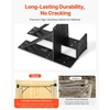 image:imageVEVOR Gate Corner Brace Bracket 2 Sets Anti Sag Gate Frame Hardware Kit Gate Frame Brace Bracket with Latch Lock Screws for Shed Doors Corral Gates Driveway Gates Stable Gates Iron Black1 Set
