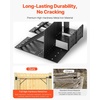 image:imageVEVOR Gate Corner Brace Bracket 2 Sets Anti Sag Gate Frame Hardware Kit Gate Frame Brace Bracket with Latch Lock Screws for Shed Doors Corral Gates Driveway Gates Stable Gates Iron Black2 Sets