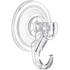 image:imageVEVOR Heavy Duty Suction Cups 6 Pack 10 LBS Vacuum Holder Clear Hooks Reusable NonSlip Shower Hooks for Towel Loofah Strong Wall Mount for Bathroom Kitchen Window Glass