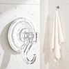 image:imageVEVOR Heavy Duty Suction Cups 6 Pack 10 LBS Vacuum Holder Clear Hooks Reusable NonSlip Shower Hooks for Towel Loofah Strong Wall Mount for Bathroom Kitchen Window Glass