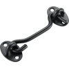 image:imageVEVOR Hook and Eye Gate Latch 2 Pack Barn Door Latch Hook with Mounting Screws Stainless Steel Hook and Eye Latch Hook Lock for Sliding Barn Door Cabinet Window Gate Fence Bathroom Black2 Pack