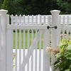 image:imageVEVOR Hook and Eye Gate Latch 2 Pack Barn Door Latch Hook with Mounting Screws Stainless Steel Hook and Eye Latch Hook Lock for Sliding Barn Door Cabinet Window Gate Fence Bathroom Black2 Pack