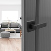 image:imageVEVOR Keyed Entry Door Knob Satin Nickel Door Knob with Round Ball Keyed Exterior amp Thumb Turn Lock Interior All Metal Doorknobs Hardware with Lock and Keys Modern Design for Bedroom amp BathroomMatte Black