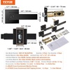 image:imageVEVOR Keyed Entry Door Knob Satin Nickel Door Knob with Round Ball Keyed Exterior amp Thumb Turn Lock Interior All Metal Doorknobs Hardware with Lock and Keys Modern Design for Bedroom amp BathroomMatte Black