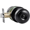 image:imageVEVOR Keyed Entry Door Knob Satin Nickel Door Knob with Round Ball Keyed Exterior amp Thumb Turn Lock Interior All Metal Doorknobs Hardware with Lock and Keys Modern Design for Bedroom amp BathroomMatte Black