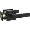 image:imageVEVOR Keyed Entry Door Knob Satin Nickel Door Knob with Round Ball Keyed Exterior amp Thumb Turn Lock Interior All Metal Doorknobs Hardware with Lock and Keys Modern Design for Bedroom amp BathroomMatte Black