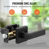 image:imageVEVOR Keyed Entry Door Knob Satin Nickel Door Knob with Round Ball Keyed Exterior amp Thumb Turn Lock Interior All Metal Doorknobs Hardware with Lock and Keys Modern Design for Bedroom amp BathroomMatte Black