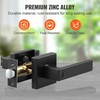 image:imageVEVOR Keyed Entry Door Knob Satin Nickel Door Knob with Round Ball Keyed Exterior amp Thumb Turn Lock Interior All Metal Doorknobs Hardware with Lock and Keys Modern Design for Bedroom amp BathroomMatte Black