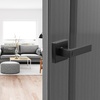 image:imageVEVOR Keyed Entry Door Knob Satin Nickel Door Knob with Round Ball Keyed Exterior amp Thumb Turn Lock Interior All Metal Doorknobs Hardware with Lock and Keys Modern Design for Bedroom amp BathroomMatte Black