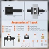 image:imageVEVOR Keyed Entry Door Knob Satin Nickel Door Knob with Round Ball Keyed Exterior amp Thumb Turn Lock Interior All Metal Doorknobs Hardware with Lock and Keys Modern Design for Bedroom amp BathroomMatte Black
