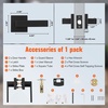 image:imageVEVOR Keyed Entry Door Knob Satin Nickel Door Knob with Round Ball Keyed Exterior amp Thumb Turn Lock Interior All Metal Doorknobs Hardware with Lock and Keys Modern Design for Bedroom amp BathroomMatte Black
