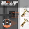 image:imageVEVOR Keyed Entry Door Knob Satin Nickel Door Knob with Round Ball Keyed Exterior amp Thumb Turn Lock Interior All Metal Doorknobs Hardware with Lock and Keys Modern Design for Bedroom amp BathroomMatte Black