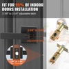 image:imageVEVOR Keyed Entry Door Knob Satin Nickel Door Knob with Round Ball Keyed Exterior amp Thumb Turn Lock Interior All Metal Doorknobs Hardware with Lock and Keys Modern Design for Bedroom amp BathroomMatte Black