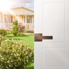 image:imageVEVOR Keyed Entry Door Knob Satin Nickel Door Knob with Round Ball Keyed Exterior amp Thumb Turn Lock Interior All Metal Doorknobs Hardware with Lock and Keys Modern Design for Bedroom amp BathroomMatte Black