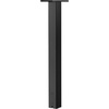 image:imageVEVOR Mailbox Post 43 x 4 x 4 Inches Steel InGround Mounting Mail Box Stand with Powder Coating Surface Heavy Duty Metal Post Sleeve Kit for Outside Curbside Residential Use Easy Install BronzeBlackPlate Bracket