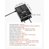 image:imageVEVOR Marine Battery Charger 1Bank 10A 12V Onboard Boat Charger IP68 Waterproof Smart OnBoard Battery Charger for LithiumIon LiFePO4 NCM LeadAcid Batteries Large Boat Yacht RV Trailer10ABank