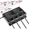 image:imageVEVOR Marine Battery Charger 1Bank 10A 12V Onboard Boat Charger IP68 Waterproof Smart OnBoard Battery Charger for LithiumIon LiFePO4 NCM LeadAcid Batteries Large Boat Yacht RV Trailer10ABank