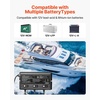 image:imageVEVOR Marine Battery Charger 1Bank 10A 12V Onboard Boat Charger IP68 Waterproof Smart OnBoard Battery Charger for LithiumIon LiFePO4 NCM LeadAcid Batteries Large Boat Yacht RV Trailer5ABank