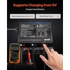 image:imageVEVOR Marine Battery Charger 1Bank 10A 12V Onboard Boat Charger IP68 Waterproof Smart OnBoard Battery Charger for LithiumIon LiFePO4 NCM LeadAcid Batteries Large Boat Yacht RV Trailer10ABank