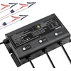image:imageVEVOR Marine Battery Charger 1Bank 10A 12V Onboard Boat Charger IP68 Waterproof Smart OnBoard Battery Charger for LithiumIon LiFePO4 NCM LeadAcid Batteries Large Boat Yacht RV Trailer5ABank